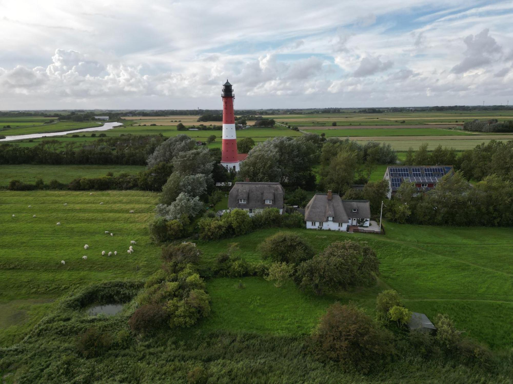 Ferienwohnung Haus Am Leuchtturm Pellworm Exterior foto
